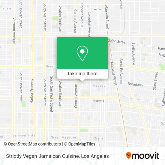 Strictly Vegan Jamaican Cuisine map