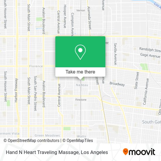 Hand N Heart Traveling Massage map