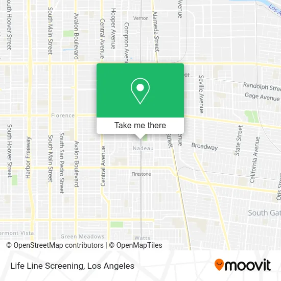 Mapa de Life Line Screening