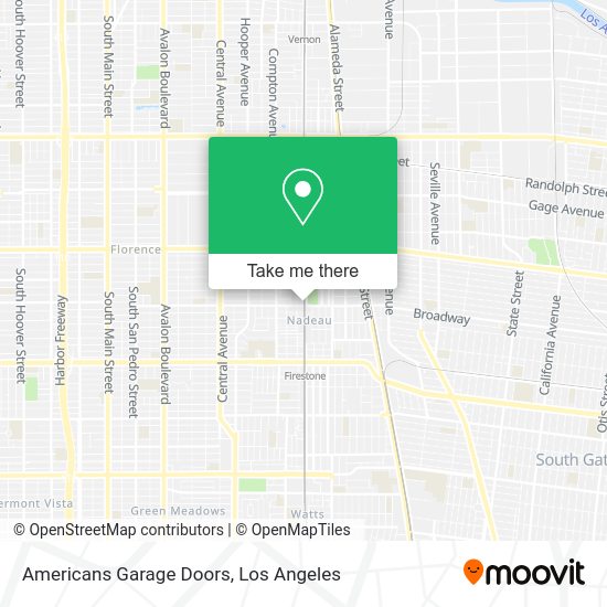 Americans Garage Doors map