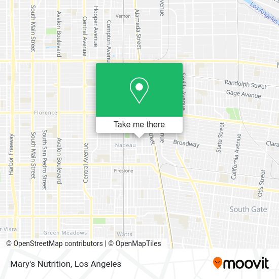 Mary's Nutrition map