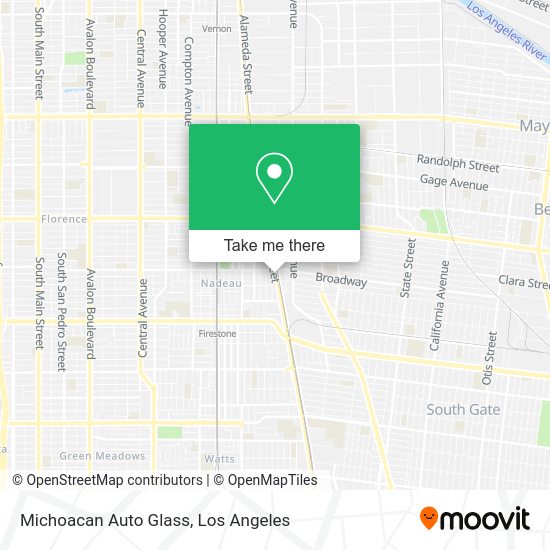 Michoacan Auto Glass map