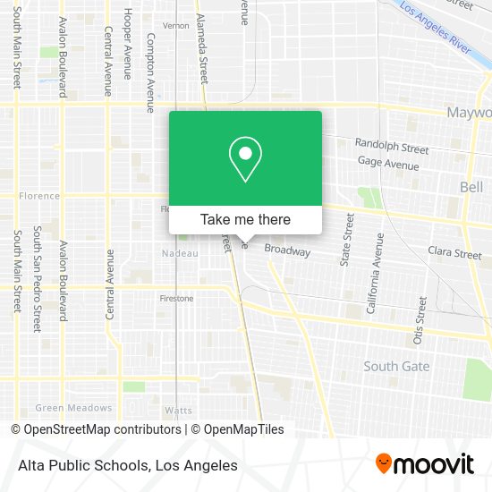 Mapa de Alta Public Schools