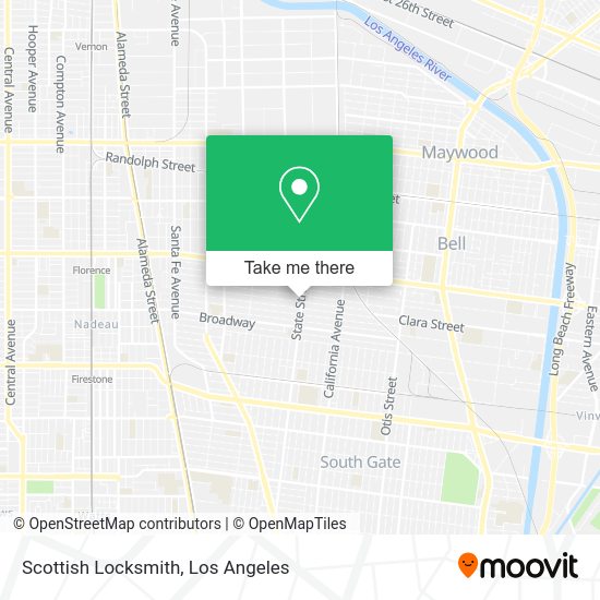 Mapa de Scottish Locksmith