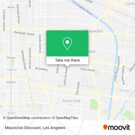 Mapa de Mauricios Discount