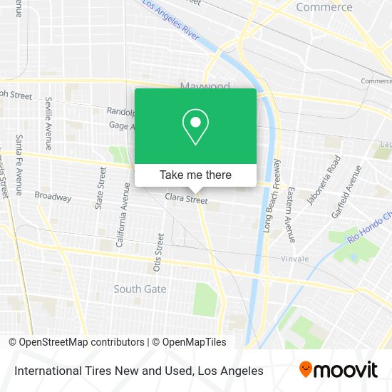 Mapa de International Tires New and Used