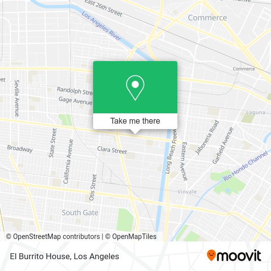 El Burrito House map