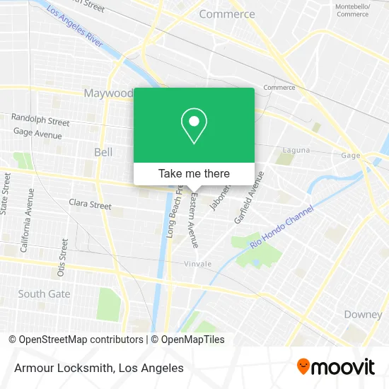 Armour Locksmith map