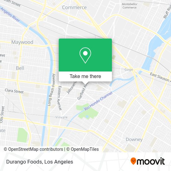 Mapa de Durango Foods