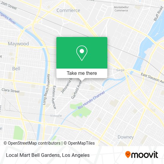 Local Mart Bell Gardens map