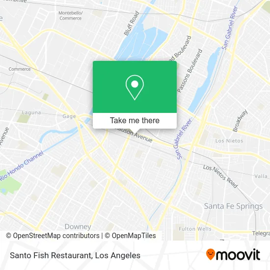 Santo Fish Restaurant map