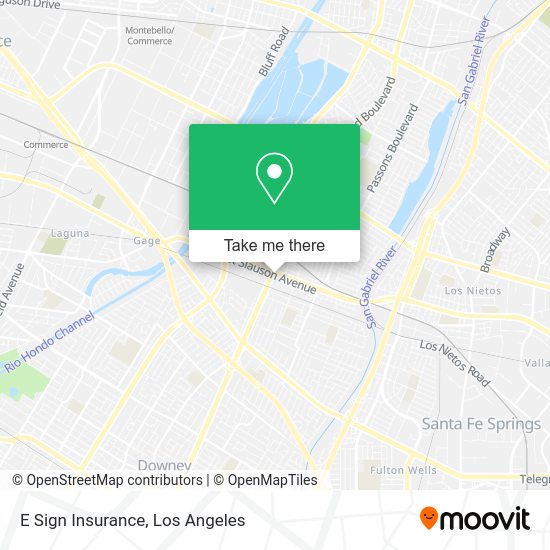 E Sign Insurance map
