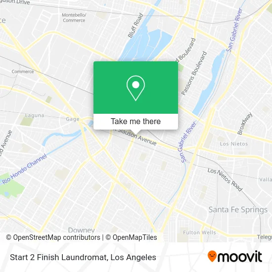 Start 2 Finish Laundromat map