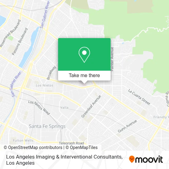 Los Angeles Imaging & Interventional Consultants map