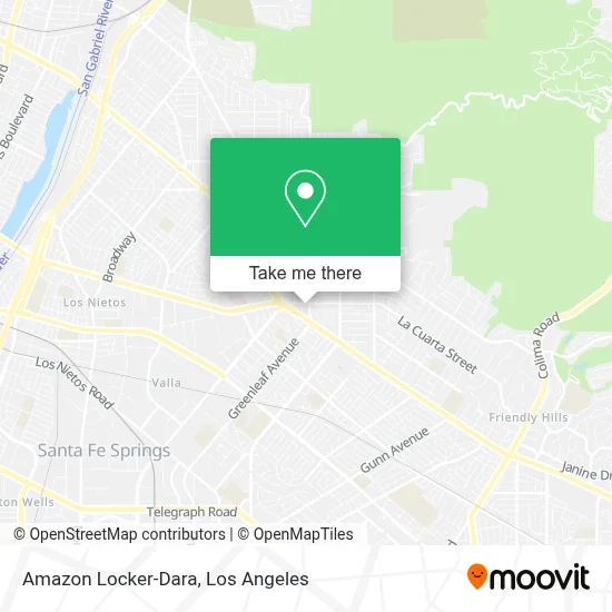 Amazon Locker-Dara map