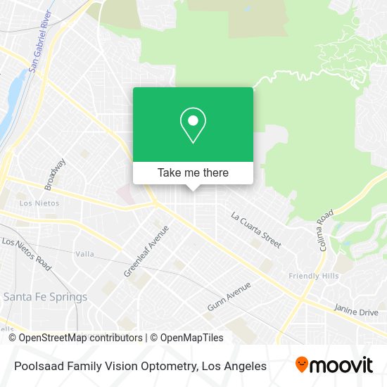 Poolsaad Family Vision Optometry map