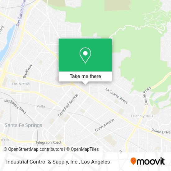 Industrial Control & Supply, Inc. map