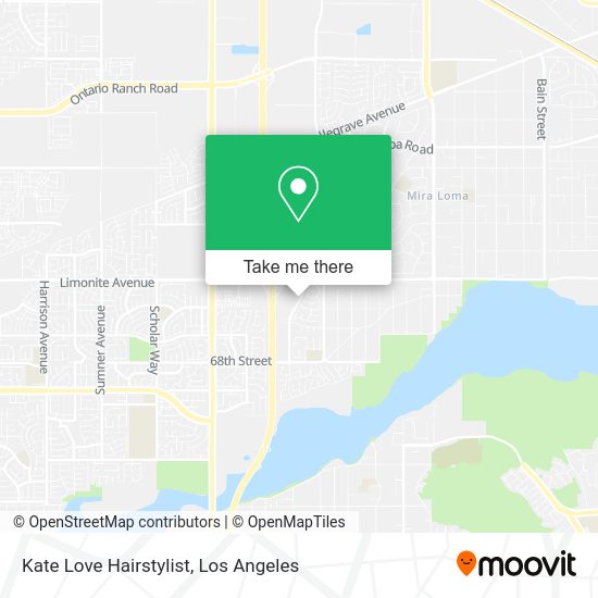 Kate Love Hairstylist map