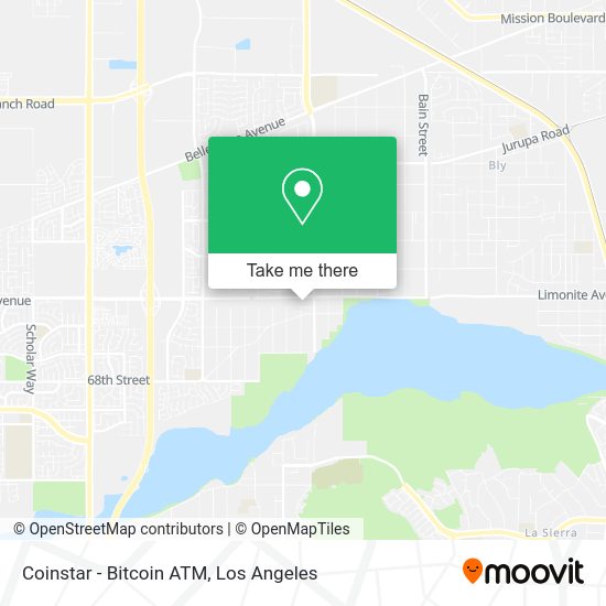 Mapa de Coinstar - Bitcoin ATM