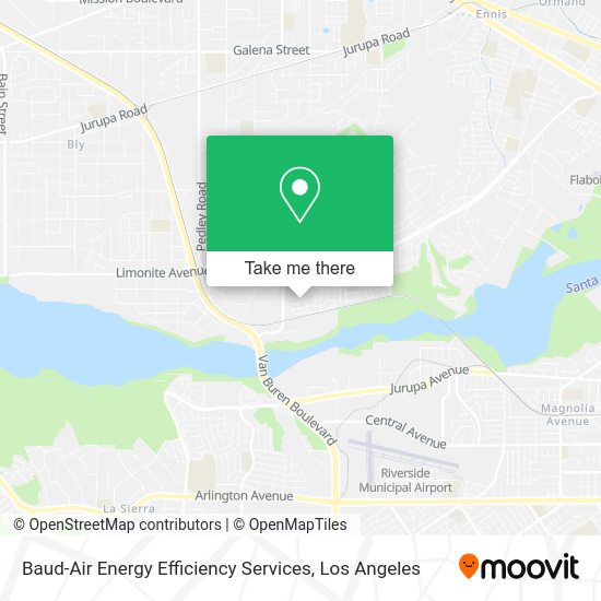 Baud-Air Energy Efficiency Services map