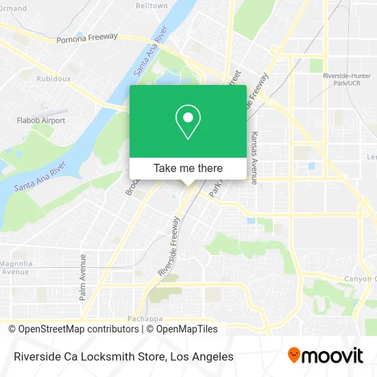 Riverside Ca Locksmith Store map