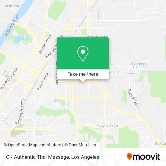 Mapa de CK Authentic Thai Massage