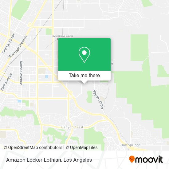Mapa de Amazon Locker-Lothian