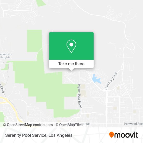 Serenity Pool Service map