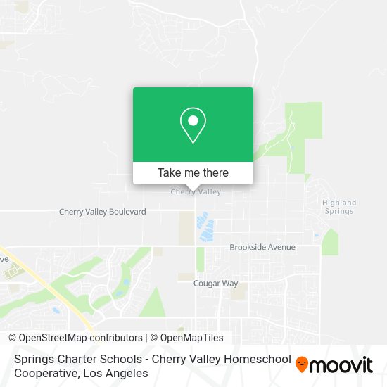 Mapa de Springs Charter Schools - Cherry Valley Homeschool Cooperative