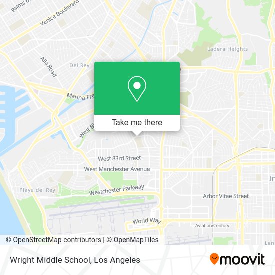 Wright Middle School map