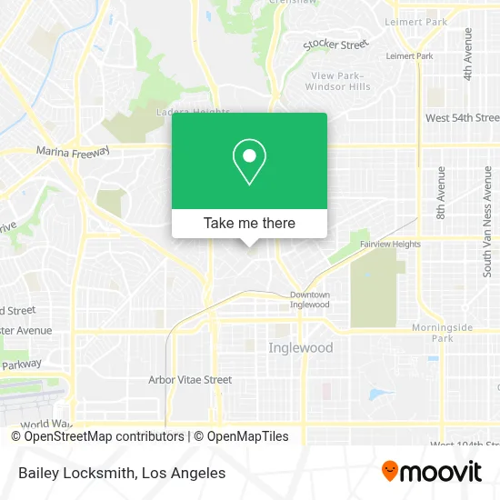 Bailey Locksmith map