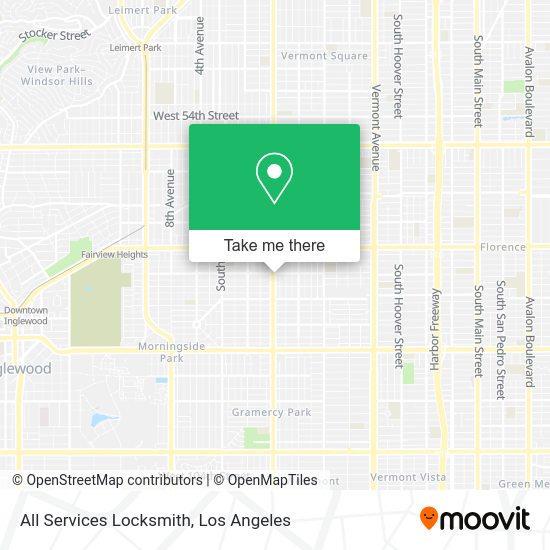 All Services Locksmith map