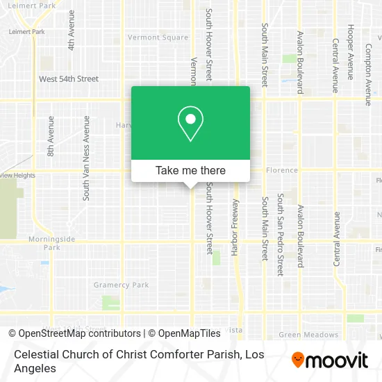 Celestial Church of Christ Comforter Parish map