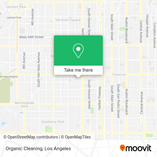 Organic Cleaning map