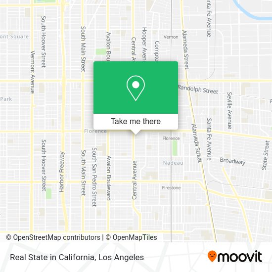 Real State in California map