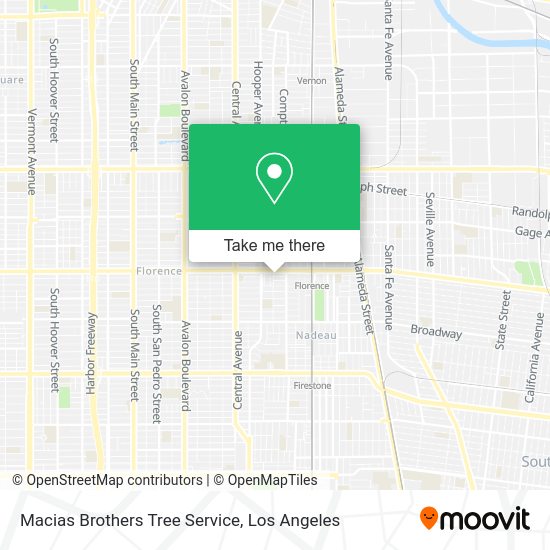 Macias Brothers Tree Service map