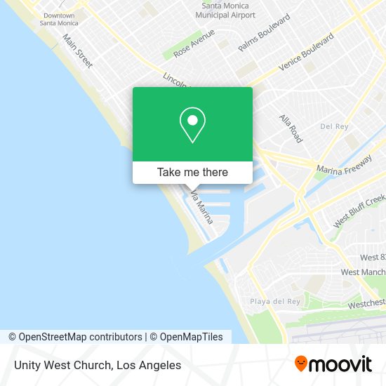 Mapa de Unity West Church