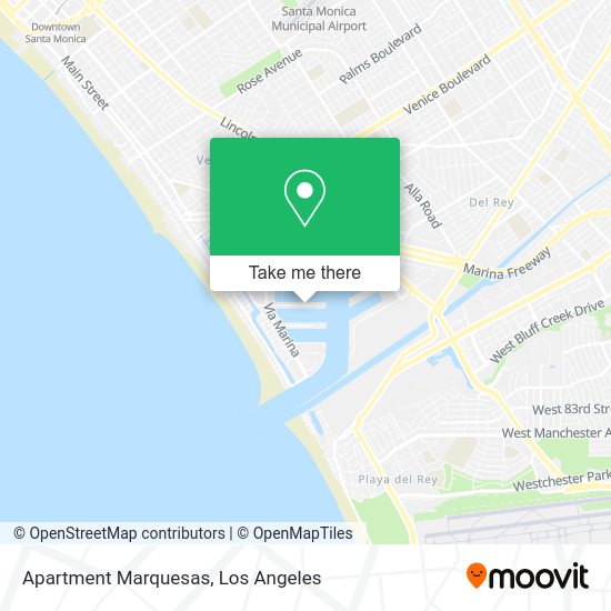 Mapa de Apartment Marquesas