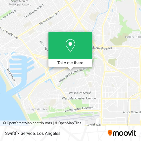 Mapa de Swiftfix Service