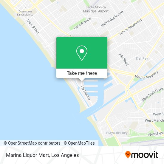 Marina Liquor Mart map