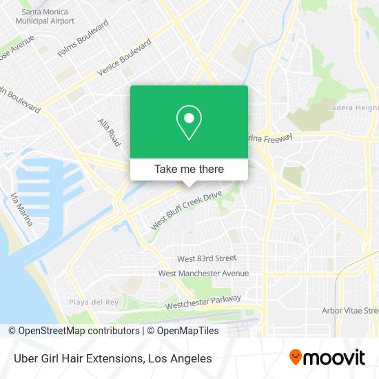 Uber Girl Hair Extensions map