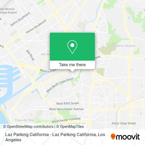 Laz Parking California - Laz Parking California map