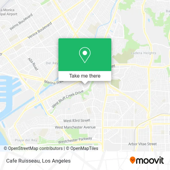 Cafe Ruisseau map