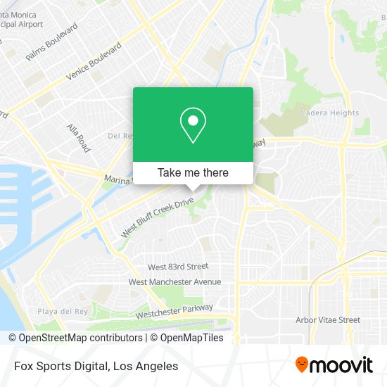 Mapa de Fox Sports Digital