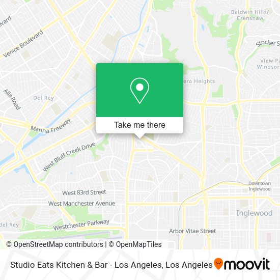 Studio Eats Kitchen & Bar - Los Angeles map