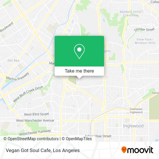 Vegan Got Soul Cafe map