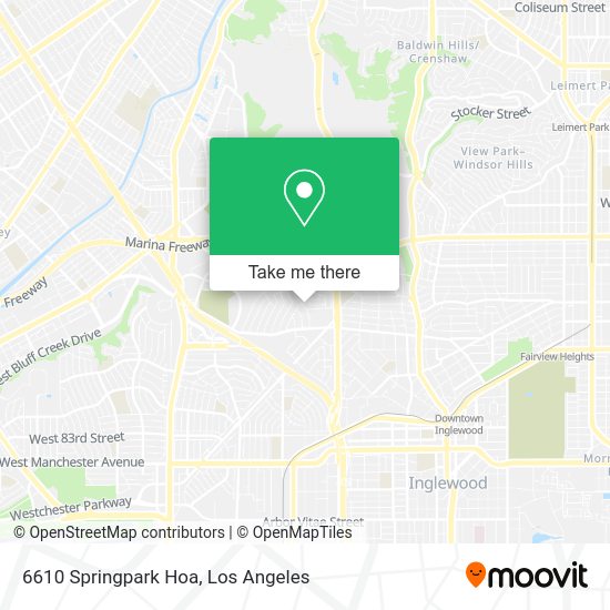 Mapa de 6610 Springpark Hoa