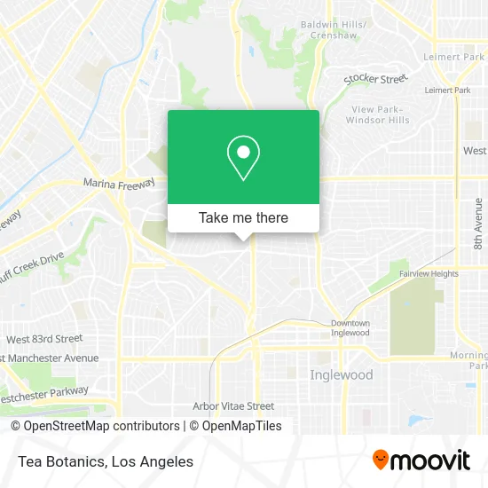 Tea Botanics map
