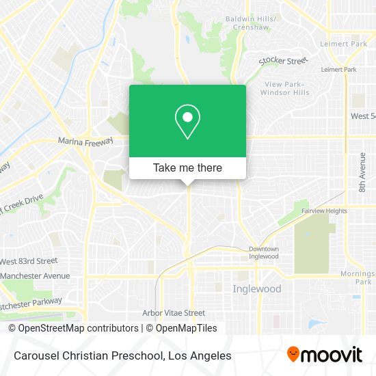 Carousel Christian Preschool map