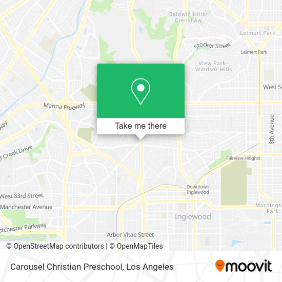 Carousel Christian Preschool map